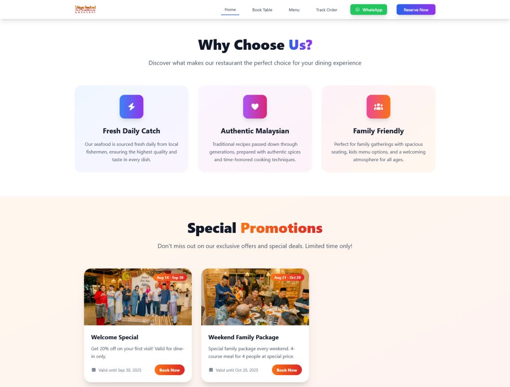 Promotions Section