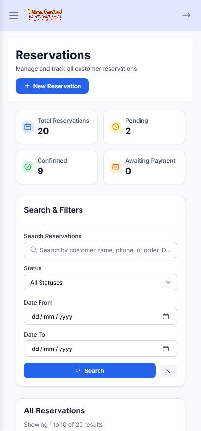 Dashboard Mobile Responsive